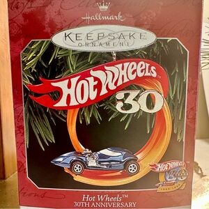 New Vintage Hallmark Hot Wheels 30th Anniversary Ornament